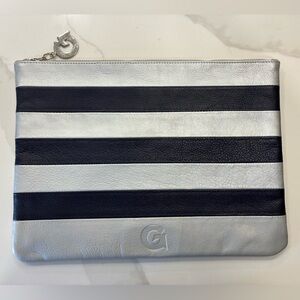 • Georgetown University Striped Clutch •